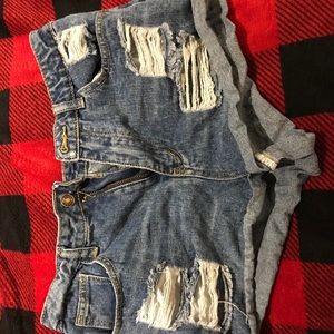 Jean shorts